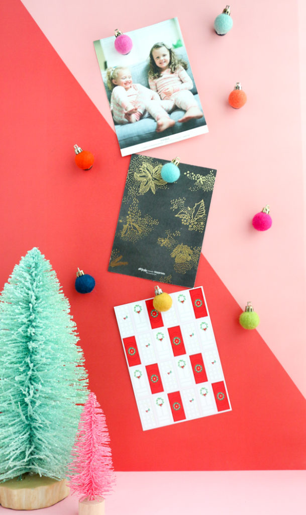 DIY.. Make A Mini Holiday Card Organizer