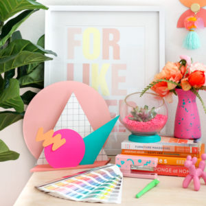 DIY 80 S Inspired Desk Organizer A Kailo Chic Life