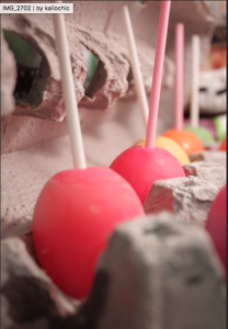 DIY Easter egg popsicles