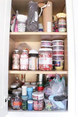 Cabinet Filled with Sprinkles