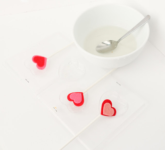 DIY Conversation Heart Soap Pops for Valentine's Day