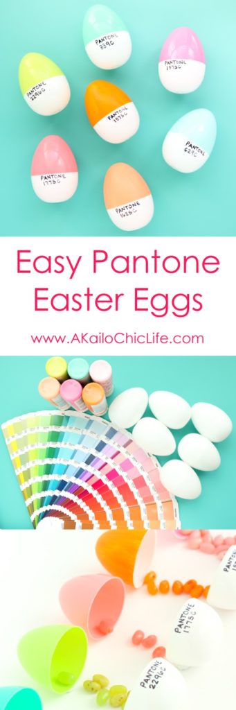 Pantone Plastic Easter Egg Craft