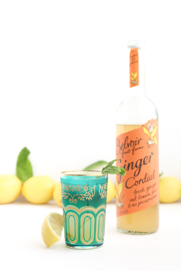 Get the recipe for this Moroccan Inspired Moscow Mule using Mint and Lemon for a peppery and herbacious flavor profile - Sponsored by World Market #worldmarkettribe #fallhomerefresh #sponsored