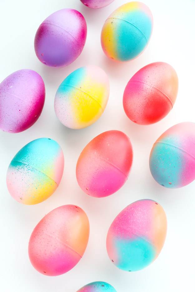 DIY Gradient Easter Eggs