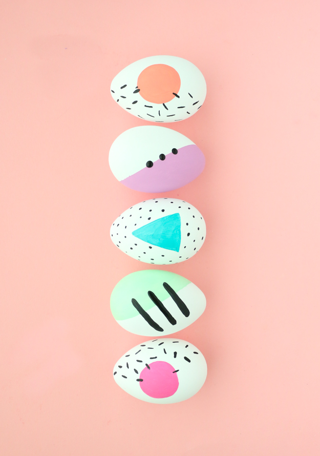 DIY Pastel Memphis Easter Eggs-4