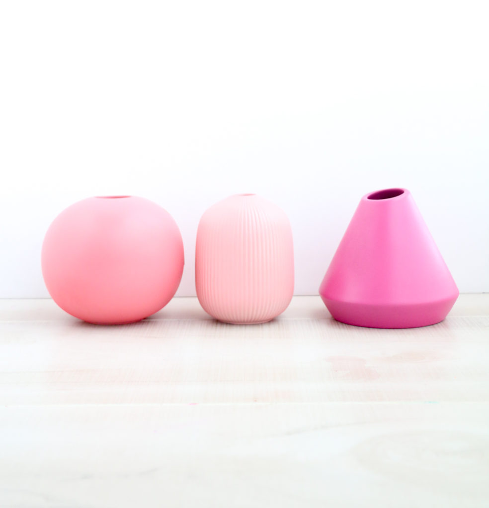 DIY Gold Accented Flower Vases A Kailo Chic Life