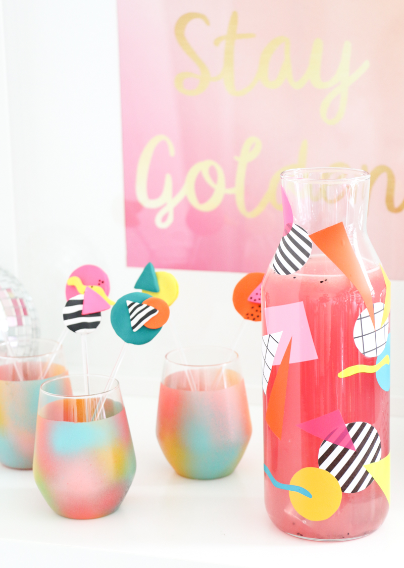 https://akailochiclife.com/wp-content/uploads/2018/07/DIY-80s-Design-Drink-Stirrers-and-Pitcher-22.jpg