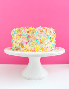 DIY Confetti Cake with Homemade Sprinkles