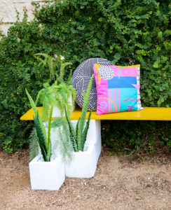 DIY Modern Outdoor Bench