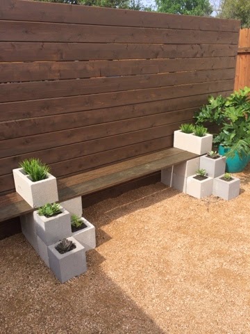 DIY Modern Outdoor Bench