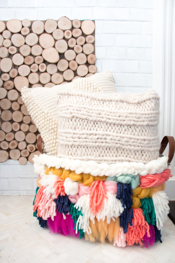 Fall Mantel and DIY Woven Storage Basket