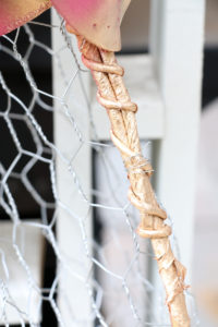 DIY Ombre Magnolia Leaf Wedding Backdrop