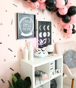 Pink and Black Mystic Halloween Party