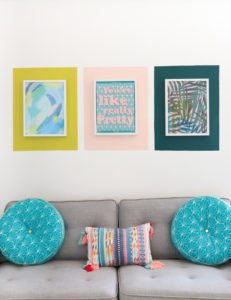 Colorful Playroom Refresh and DIY Striped Wall