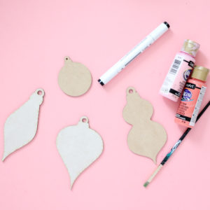 DIY Large Modern Ornament Gallery Wall