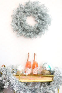 New Year's Eve Bar Cart