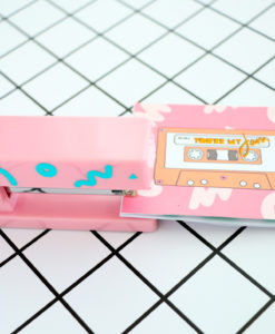 DIY Cassette Tape Notebook Valentines