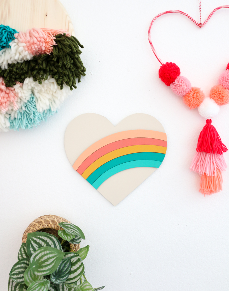 DIY Rainbow Heart Decoration with the GlowForge