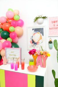 DIY Color Blocked Bar