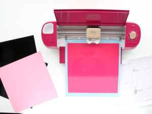 DIY Vinyl Confetti Decorated Office