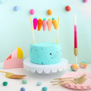 DIY Felted Carrot Bunting for Easter