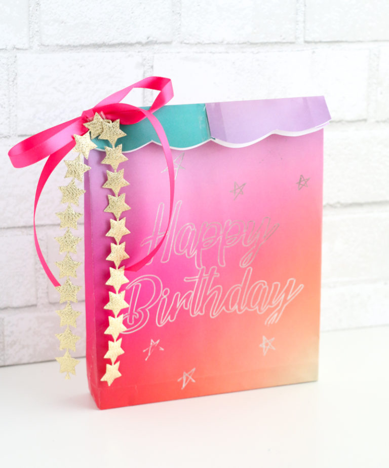 DIY Foil Quill Gift Bags and Art A Kailo Chic Life