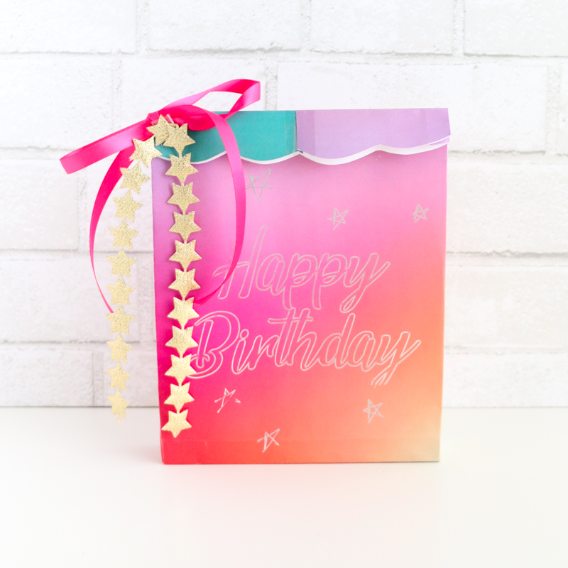 DIY Foil Quill Gift Bags and Art