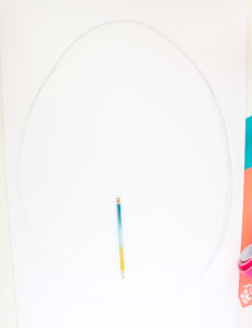 DIY Giant Easter Egg Wall Art