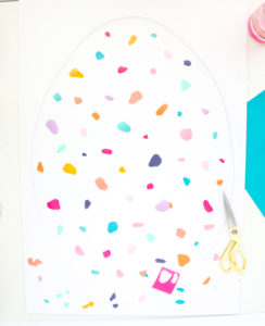 DIY Giant Easter Egg Wall Art