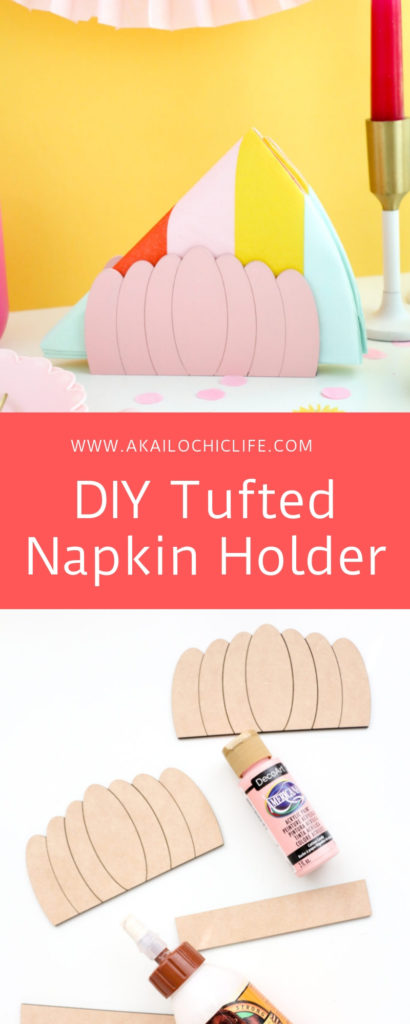 DIY Tufted Napkin Holder