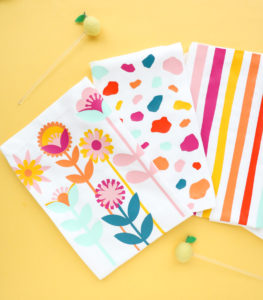 DIY Patterned Cloth Napkins