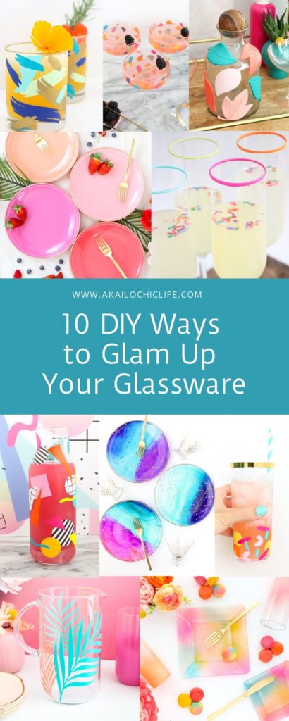10 DIY Ways to Glam Up Your Glassware