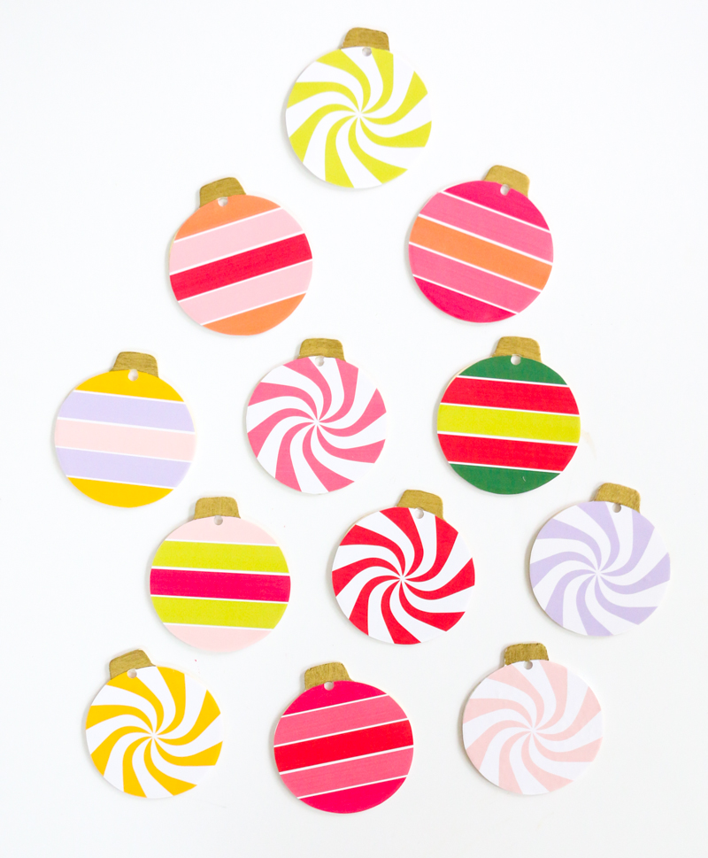 DIY Patterned Ornaments with Printable Vinyl