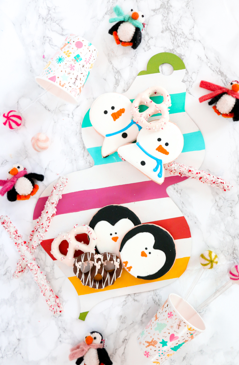 DIY Ornament Shaped Charcuterie Board