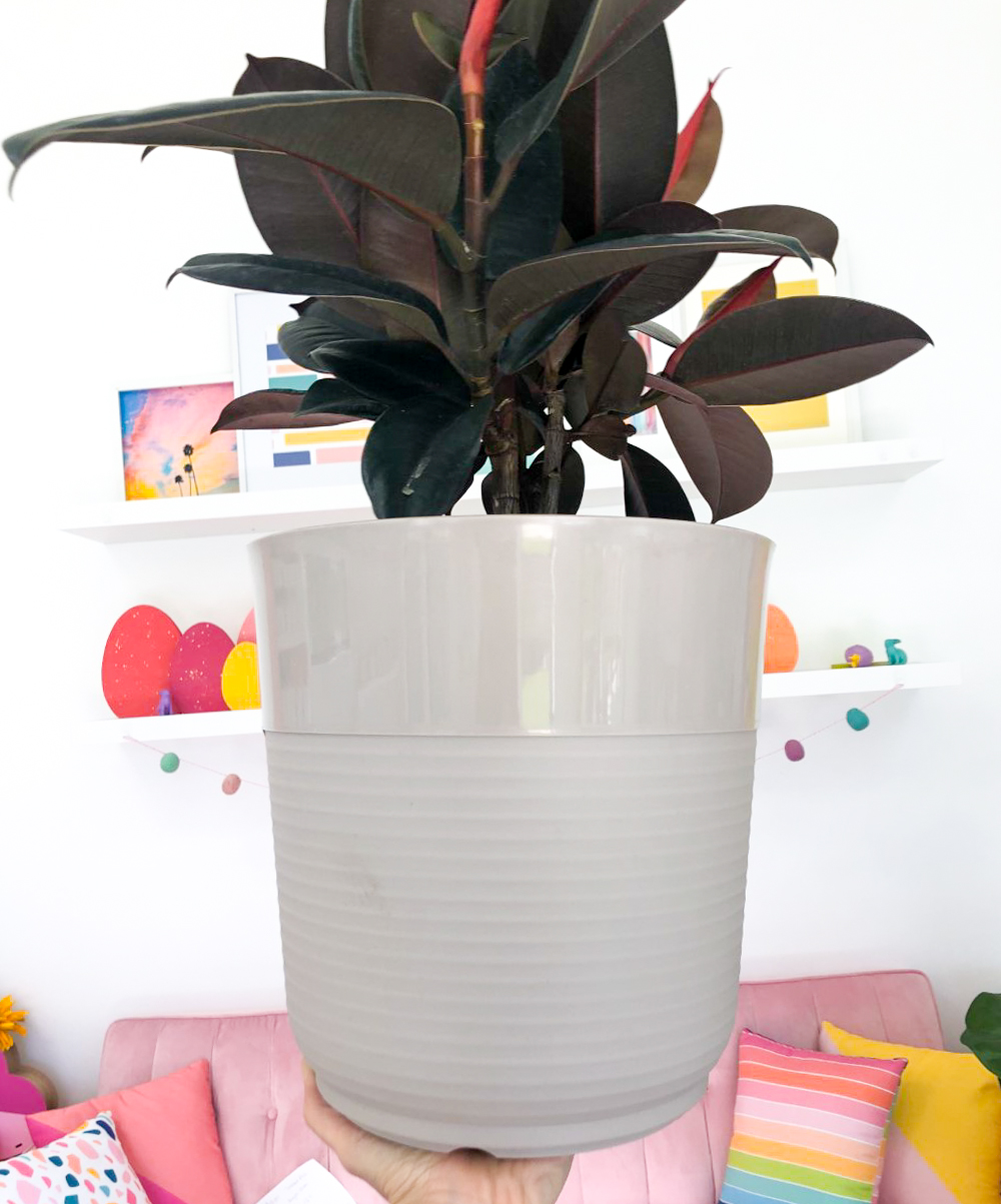 How To Makeover a Plastic Planter A Kailo Chic Life