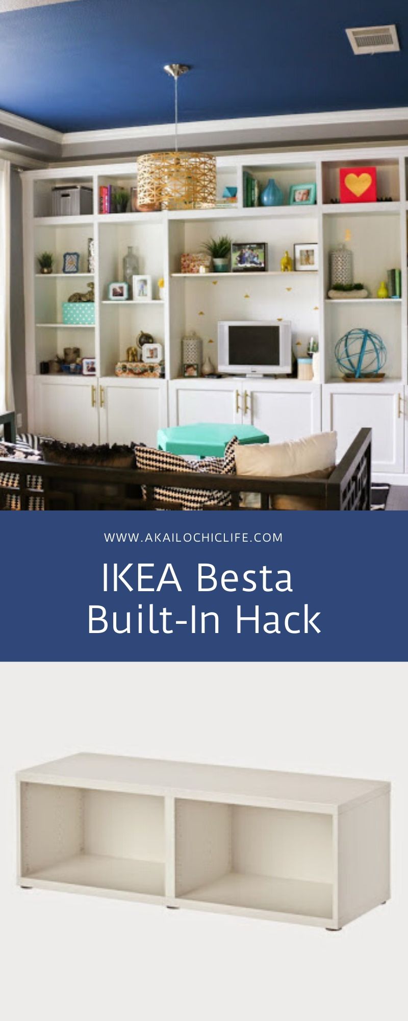 Build It IKEA Besta Built In Hack A Kailo Chic Life   IKEA Besta Built In Hack 