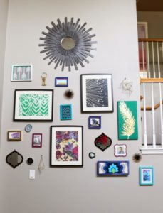 DIY Large Scale Painted Wallpaper