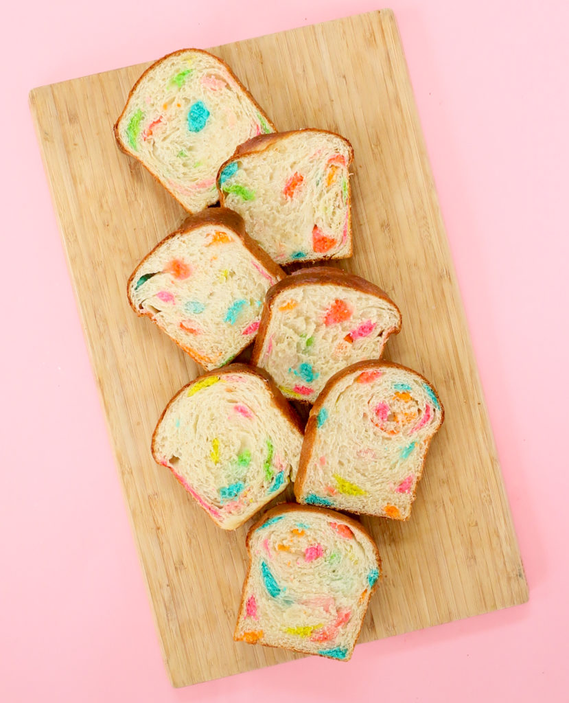 How to Bake Confetti Patterned Bread