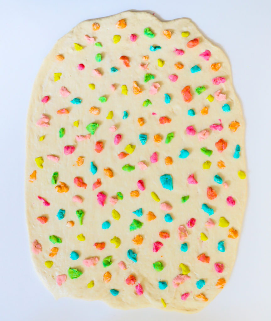 How to Bake Confetti Patterned Bread