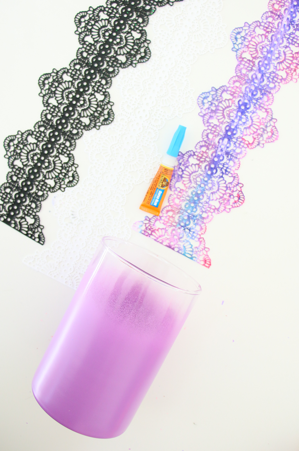 DIY Sculpey Liquid Clay Lace Flower Vases A Kailo Chic Life