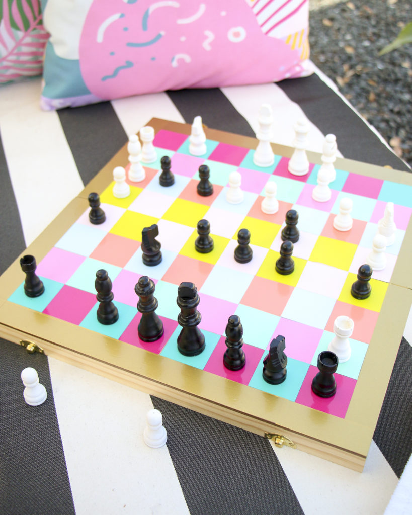 DIY Rainbow Chess Set